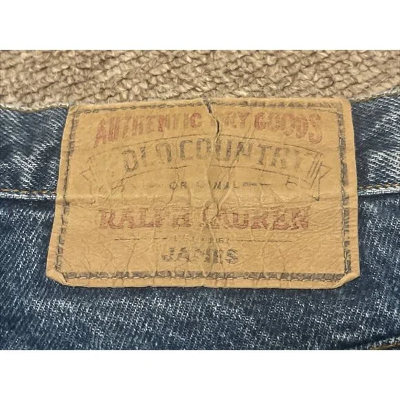 Vintage 90s Mens 30x34 Polo Country Ralph Lauren Relaxed Fit Denim Jeans